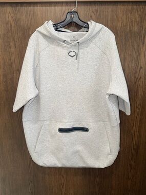 EVOSHIELD MEN'S PRO TEAM SHORT SLEEVE HOODIE GREY XL